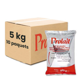 Lait en poudre Demi-Écrémé 14% MG Prolait pour Distributeur Automatique - 10 paquets - 5 Kg