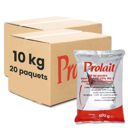 Lait en poudre Demi-Écrémé 14% MG Prolait pour Distributeur Automatique - 20 paquets - 10Kg