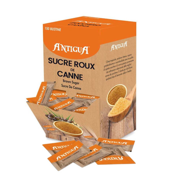 Sucre Roux Pure Canne - Boîte Distributrice - 150 sachets