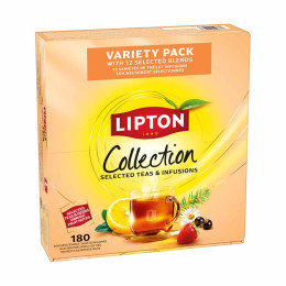 Coffret de Thés et Infusions Lipton 12 variétés - 3 coffrets - 540 sachets