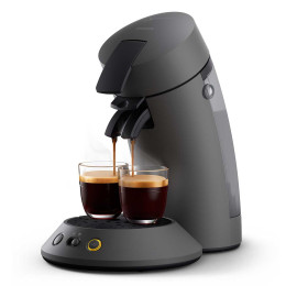 Machine à café Senseo Original Plus Booster d’arômes - Philips CSA210/51 Gris Cachemir