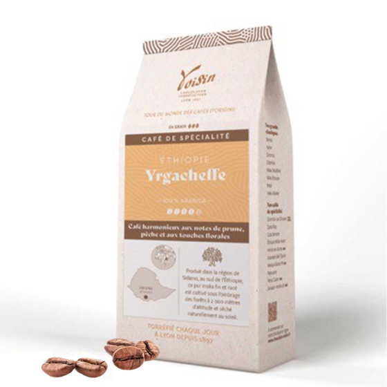 Café de Spécialité en Grains Café Voisin Ethiopie Yrgacheffe - 1 Kg