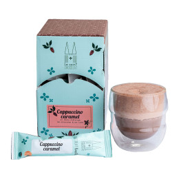 Cappuccino Soluble Le Saint Chocolat - Caramel - 20 dosettes individuelles