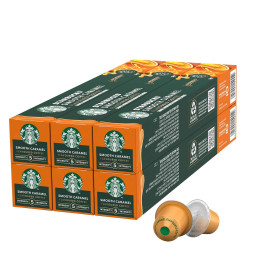 Capsule Starbucks ® by Nespresso ® Smooth Caramel - 6 boîtes - 60 capsules
