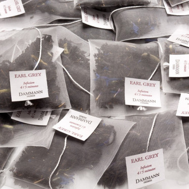 Thé Noir Dammann Frères Earl Grey Yin Zhen - 4 boites - 96 sachets Cristal