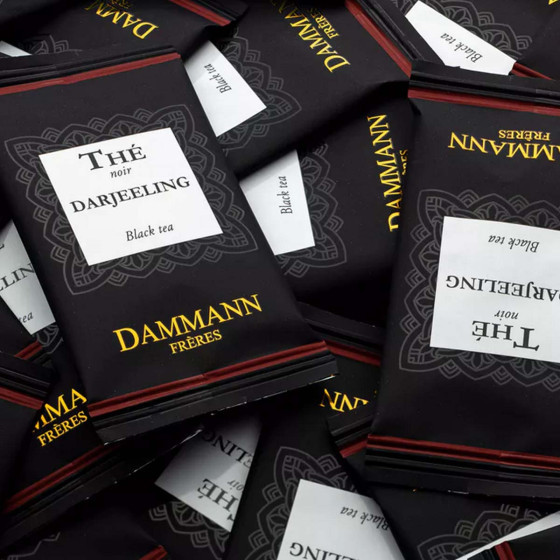 Thé Noir Dammann Frères Darjeeling - 8 boites - 192 sachets enveloppés