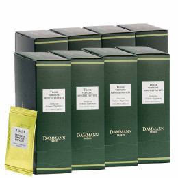 Infusion Dammann Frères Tisane Verveine Menthe Poivrée - 8 boites - 192 sachets enveloppés
