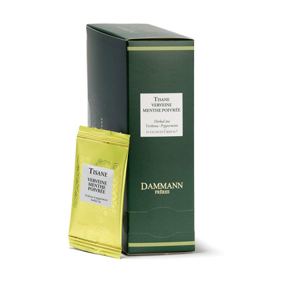 Infusion Dammann Frères Tisane Verveine - 8 boites - 192 sachets enveloppés