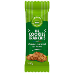 Cookies Français beurre pomme caramel - Carton de 2x40 cookies