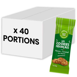 Cookies Français beurre pomme caramel - Carton de 2x40 cookies