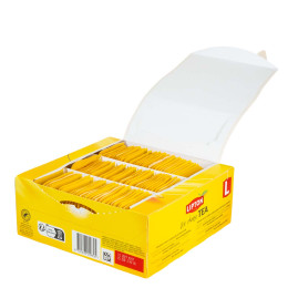 Coffret de Thé Noir Yellow Label Tea Lipton - 100 sachets