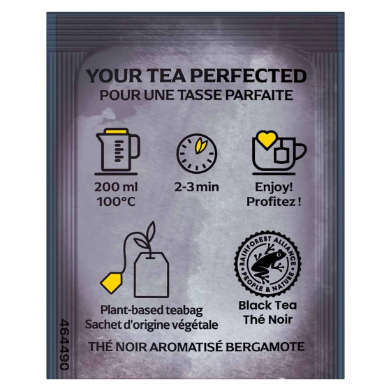 Coffret de Thé Noir Earl Grey Lipton - 3 coffrets - 300 sachets