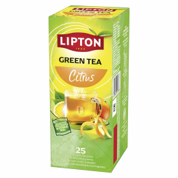 Thé Vert Lipton Agrumes - 25 sachets