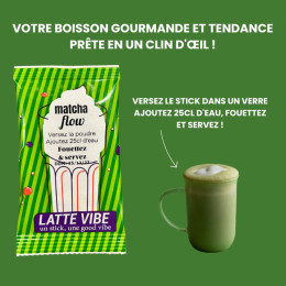 Matcha Flow Latte Vibe - 50 dosettes individuelles