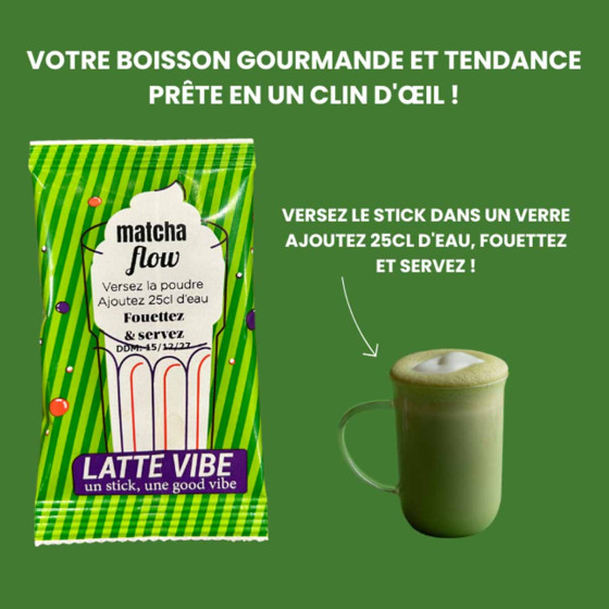 Matcha Latte Vibe - 50 dosettes individuelles
