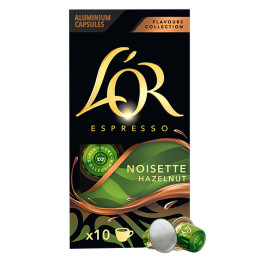 Capsule Nespresso Compatible Café L'Or Espresso Noisette - 10 capsules