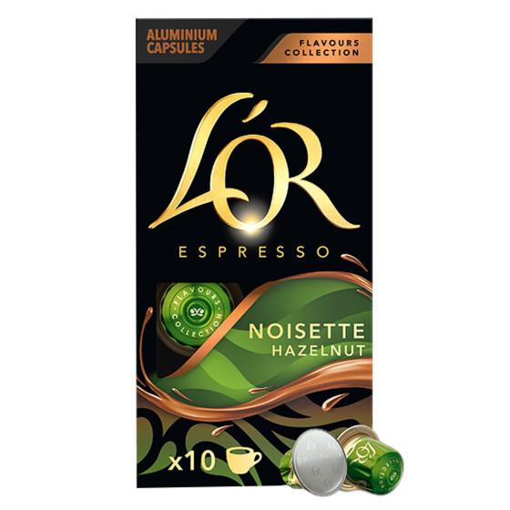 Capsule Nespresso Compatible Café L'Or Espresso Noisette - 10 capsules