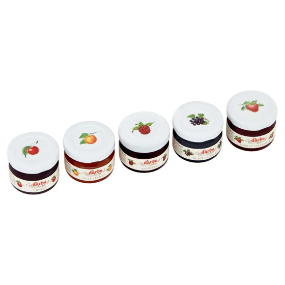 Confiture petit pots en verre Assortiment DARBO