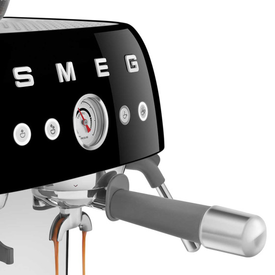 SMEG Machine expresso Noir - EGF03BLEU