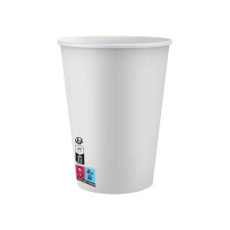 Gobelet carton 18 cl (7oz) Blanc - 27000 gobelets