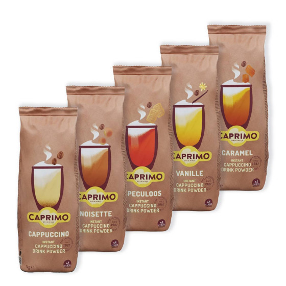 Pack découverte Cappuccino Soluble Caprimo - 5 paquets - 5 Kg