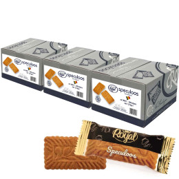 Speculoos Royal - 3 cartons - 600 biscuits emballés individuellement