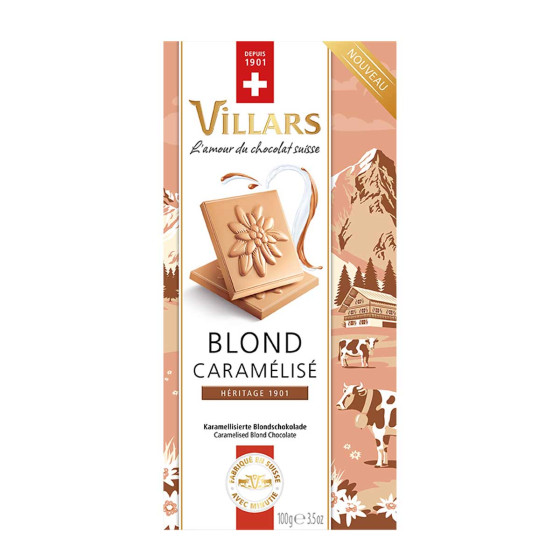 Villars tablette héritage 1901 blond caramélisé