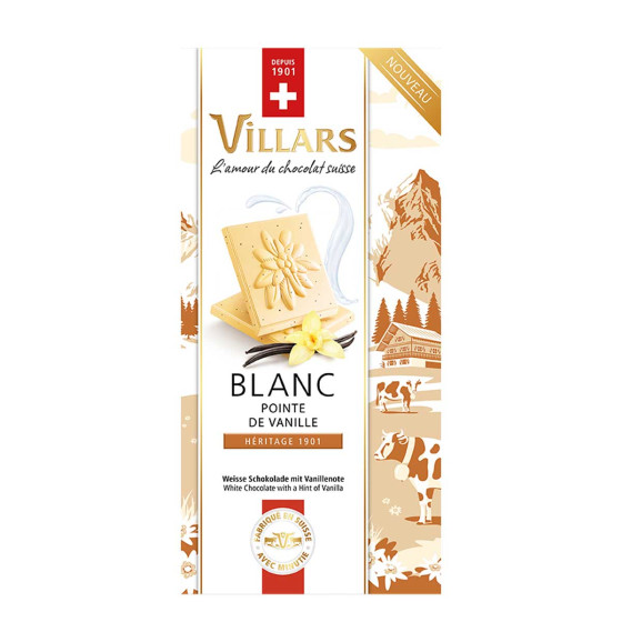 Villars tablette héritage 1901 pointe de vanille
