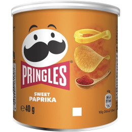 Pringles Sweet Paprika 40g - 4 cartons - 48 boîtes