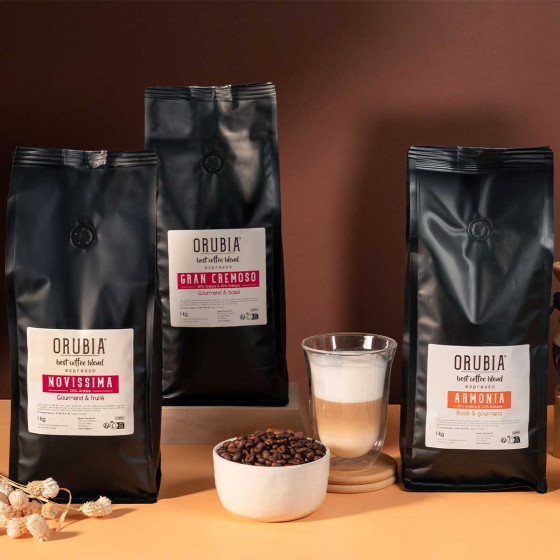 Café en Grains Orubia Armonia - 8 paquets - 8 Kg