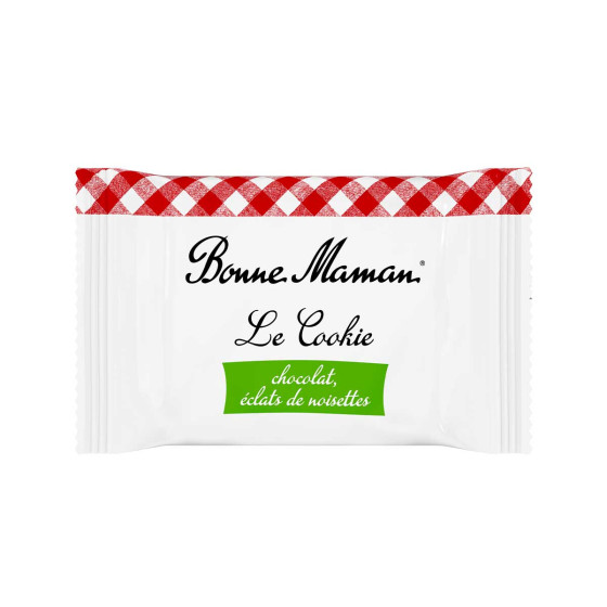 Biscuit Bonne Maman Le cookie Chocolat Eclats de Noisette - 130 cookies emballés individuellement