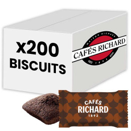 Mini Brownies Cafés Richard au Chocolat - 200 brownies emballés individuellement