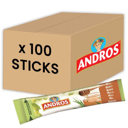 Miel Liquide Andros 20 gr - Carton de 100 sticks