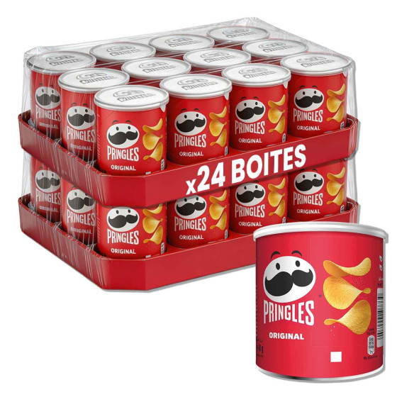 Pringles Original 40g - 2 cartons - 24 boîtes