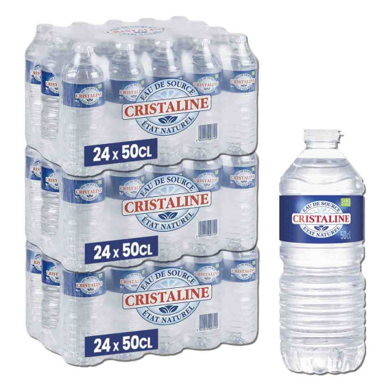 Bouteille d'eau Cristaline 50cl x72