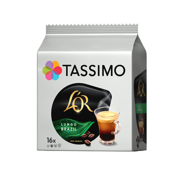 Emballage L'Or Tassimo Lungo Brazil — paquet de 16 T DISC lungo