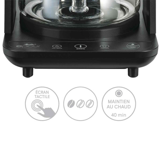 Cafetière filtre Melitta EPOUR Chrome 1024-11