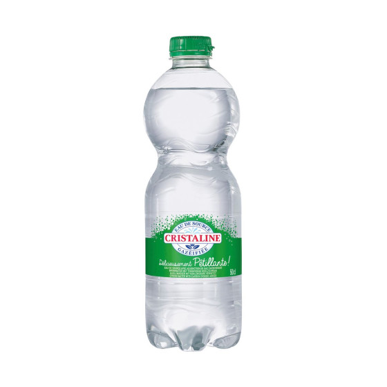 Cristaline Eau de source gazeuse Lot 24 bouteilles 50 cl - vue 3