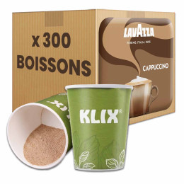 Gobelet Pré-dosé non-operculé Lavazza compatible KLIX Cappuccino - 300 boissons