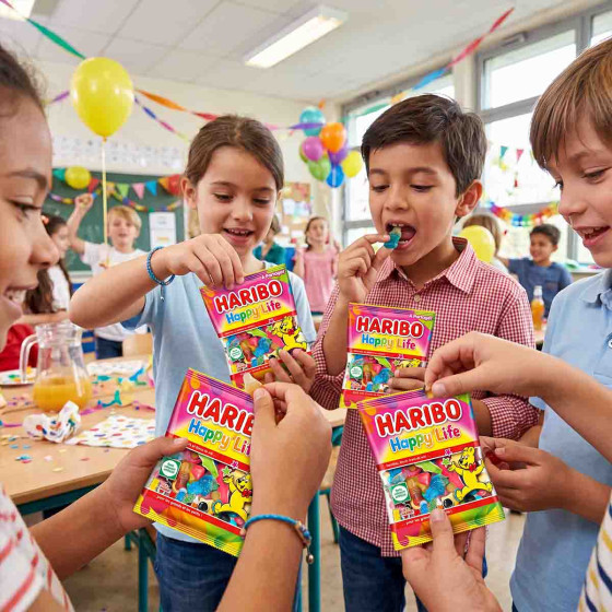 Bonbon Haribo Happy Life 120 gr - 30 paquets