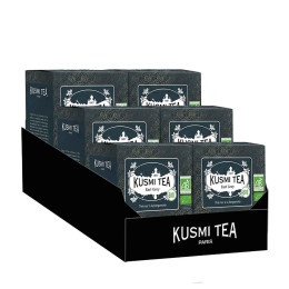 Thé Noir Bio Kusmi Tea Earl Grey - 6 boîtes - 120 sachets
