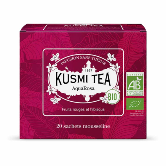 Infusion Bio Kusmi Tea AquaRosa - 20 sachets