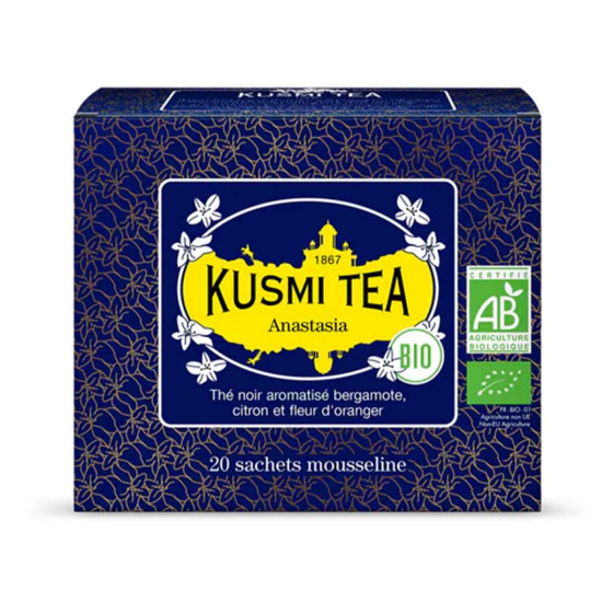 Thé Noir Bio Kusmi Tea Anastasia - 6 boîtes - 120 sachets