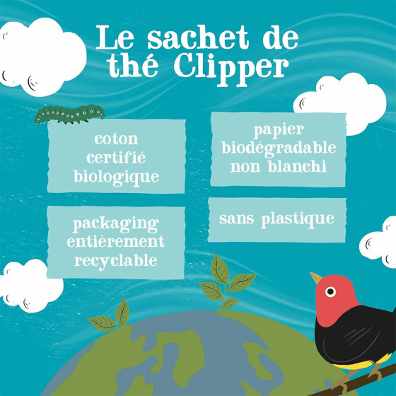 Coffret de Thés et Infusions Bio Clipper 11 variétés - 180 sachets