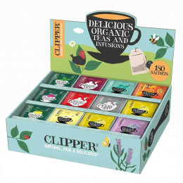 Coffret de Thés et Infusions Bio Clipper 11 variétés - 180 sachets