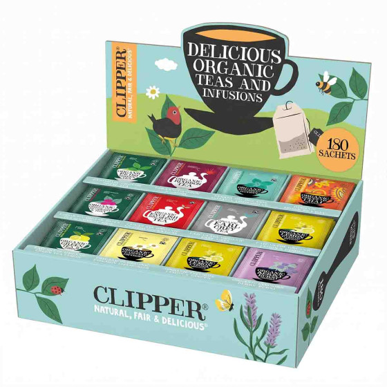Coffret de Thés et Infusions Bio Clipper 11 variétés - 180 sachets