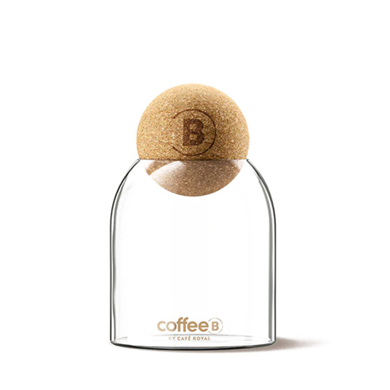 Bocal en verre CoffeeB - 18 boules + 1 pince
