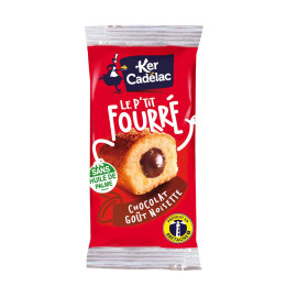 P'tit fourré Chocolat Noisette Ker Cadélac - 130 gâteaux emballés individuellement