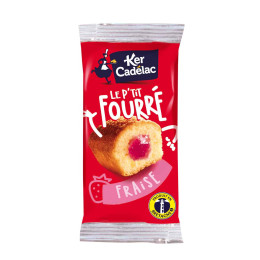 P'tit fourré Fraise Ker Cadélac - 130 gâteaux emballés individuellement