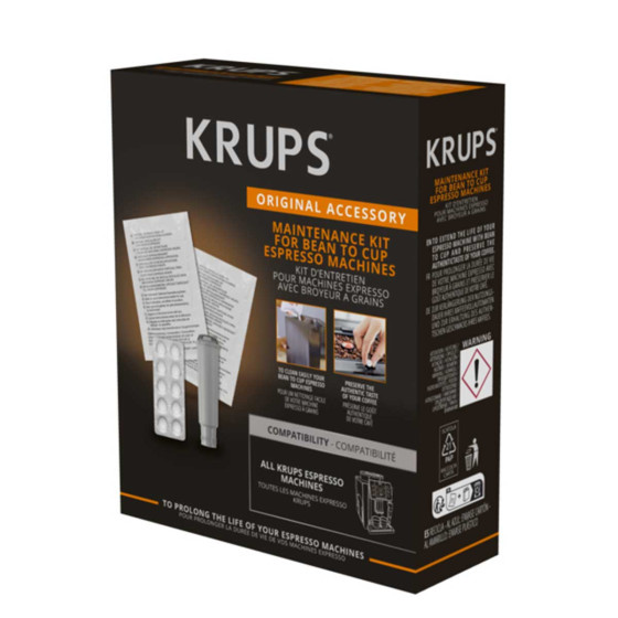Kit d'entretien pour machine Espresso avec broyeur à grains Krups